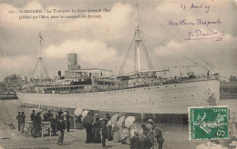 FRANCE - Saint Nazaire - Le Transport - La Loire Quitte Le Port - Animé - Carte Postale Ancienne - Saint Nazaire