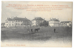 Cpa. 21 BEAUNE - Ecole D'Agriculture Et De Viticulture, Vue Prise à L'Intérieur Du Clos (animée,Cheval) Ed. Ronco Frères - Beaune