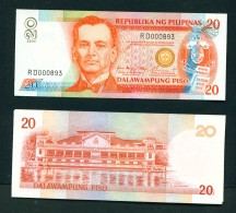 PHILIPPINES  -  2004  20 Pesos  UNC - Philippinen