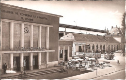 ROANNE (42) Gare Routière Et Gare S.N.C.F.  CPSM  PF - Roanne