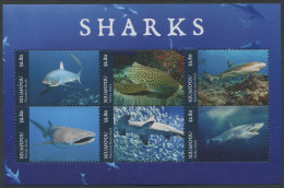 Niuafo'ou 2019 SG486 Sharks MS MNH - Tonga (1970-...)