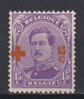 Belgique: COB N° 154 *, MH, Neuf(s). TB !!! - 1918 Croix-Rouge