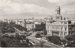 Madrid  -  Promenade Du Prado Et Palais De Communications - Madrid