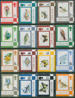 Gibraltar 1977 SG374-389 Birds Flowers Fish Butterflies (16) MNH - Gibraltar