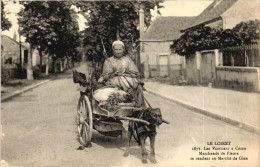 MARCHANDE DE FLEURS / ATTELAGE CHIEN / LE LOIRET - Ambachten