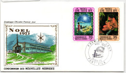 Neue Hebriden FDC 373-374 Als Ersttagsbrief #NK447 - Vanuatu (1980-...)