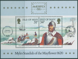 Isle Of Man 1986 SG325 Ameripex Stamp Exhibition MS MNH - Isle Of Man