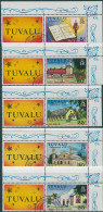Tuvalu 1976 SG45-49 Christmas Set With Corner Seledge And Tabs FU - Tuvalu (fr. Elliceinseln)