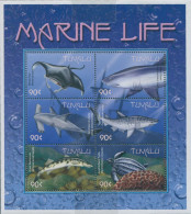Tuvalu 2000 SG883a Marine Life Sheetlet MNH - Tuvalu