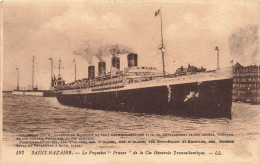 TRANSPORTS - Bateaux - Paquebots - France - De La Cie Générale Transatlantique - Saint Nazaire - Carte Postale Ancienne - Paquebots