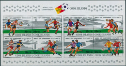 Cook Islands 1981 SG823 World Cup Football MS MNH - Cook Islands