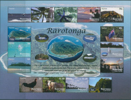 Cook Islands Rarotonga 2011 SG16 Tourism Views MS MNH - Cook Islands