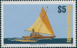 Marshall Islands 1993 SG511 $5 Canoe MNH - Marshall Islands