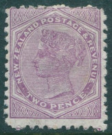 New Zealand 1882 SG188 2d Lilac QV Die 1 MH - Andere & Zonder Classificatie