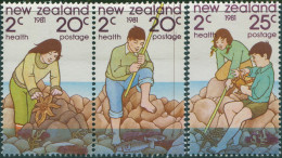 New Zealand 1981 SG1249-1251 Health Seaside Set MNH - Other & Unclassified