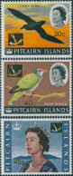 Pitcairn Islands 1967 SG79-81 Birds QEII MLH - Pitcairninsel