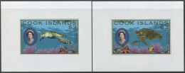 Cook Islands 2007 SG1527-1528 Turtles (2) Imperf MNH - Cook Islands