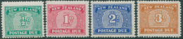 New Zealand Due 1939 SGD41-D44 Postage Due Set MLH - Other & Unclassified