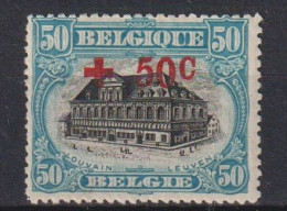 Belgique: COB N° 159 *, MH, Neuf(s). TB !!! - 1918 Rotes Kreuz