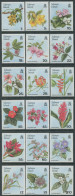 Solomon Islands 1987 SG580-597 Flowers Set MNH - Islas Salomón (1978-...)
