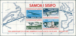 Samoa 1977 SG487 Lindbergh Flight MS MNH - Samoa