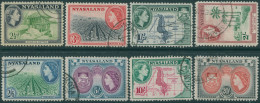 Nyasaland 1953 SG177-187 Maps Arms Industry (8) FU - Malawi (1964-...)