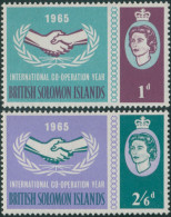Solomon Islands 1965 SG129-130 ICY Set MLH - Isole Salomone (1978-...)