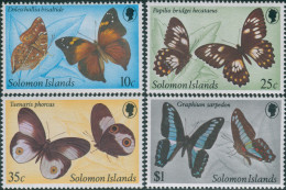 Solomon Islands 1982 SG456-459 Butterflies Set MNH - Salomon (Iles 1978-...)