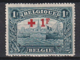 Belgique: COB N° 160 *, MH, Neuf(s). TB !!! - 1918 Croix-Rouge