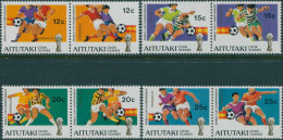 Aitutaki 1981 SG397-404 Football World Cup Set MNH - Cook