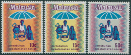 Malaysia 1973 SG100-102 Social Security Organization Set MLH - Maleisië (1964-...)