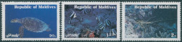 Maldive Islands 1980 SG909-911 Marine Animals Set MNH - Malediven (1965-...)