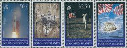 Solomon Islands 1999 SG936-939 Moon Landing Set MNH - Isole Salomone (1978-...)
