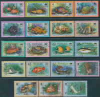 Tuvalu 1979 SG105-122 Fish Set FU - Tuvalu