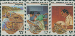 Cocos Islands 1985 SG126-128 Malay Culture Set MNH - Isole Cocos (Keeling)