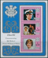 Niue 1982 SG468 Royal Birth Prince William MS MNH - Niue
