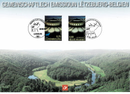 GEMEINSCHAFTLECH EMISSIOUN LETZEBUERG-BELGIEN-OBP 3676 HK-2007 - Cartes Souvenir – Emissions Communes [HK]