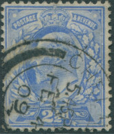 Great Britain 1902 SG231 2½d Pale Ultramarine KEVII FU - Unclassified