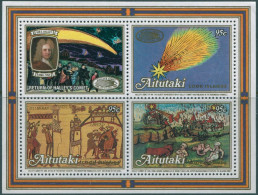 Aitutaki 1986 SG540 Halley's Comet MS MNH - Cook Islands