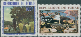 Chad 1968 SG207-208 Paintings By Henri Rousseau Set MNH - Tchad (1960-...)
