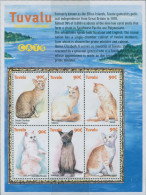 Tuvalu 2000 SG952a Cats Sheetlet MNH - Tuvalu (fr. Elliceinseln)