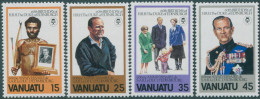 Vanuatu 1981 SG311-314 Prince Philip Birthday Set MNH - Vanuatu (1980-...)