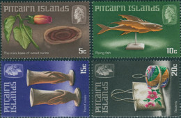 Pitcairn Islands 1968 SG88-91 Handicrafts Set MNH - Islas De Pitcairn