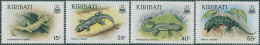 Kiribati 1986 SG261-264 Geckos Set MNH - Kiribati (1979-...)