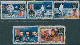 Cook Islands Penrhyn 1989 SG435-439 Moon Landing Set MNH - Penrhyn