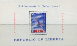 Liberia 1964 SG900 50c Space Communications MS MNH - Liberia