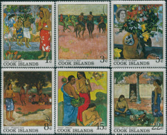 Cook Islands 1967 SG249-254 Gauguin Paintings Set MLH - Cook