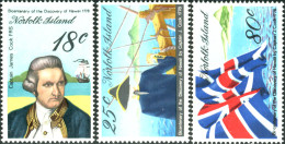 Norfolk Island 1978 SG200-202 Captain Cook Hawaii Set MNH - Norfolkinsel