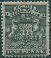 Rhodesia 1890 SG1 1d Black Arms MH - Zimbabwe (1980-...)