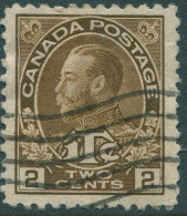 Canada 1916 SG239 2c 2c+1c Brown KGV Die 2 FU - Other & Unclassified